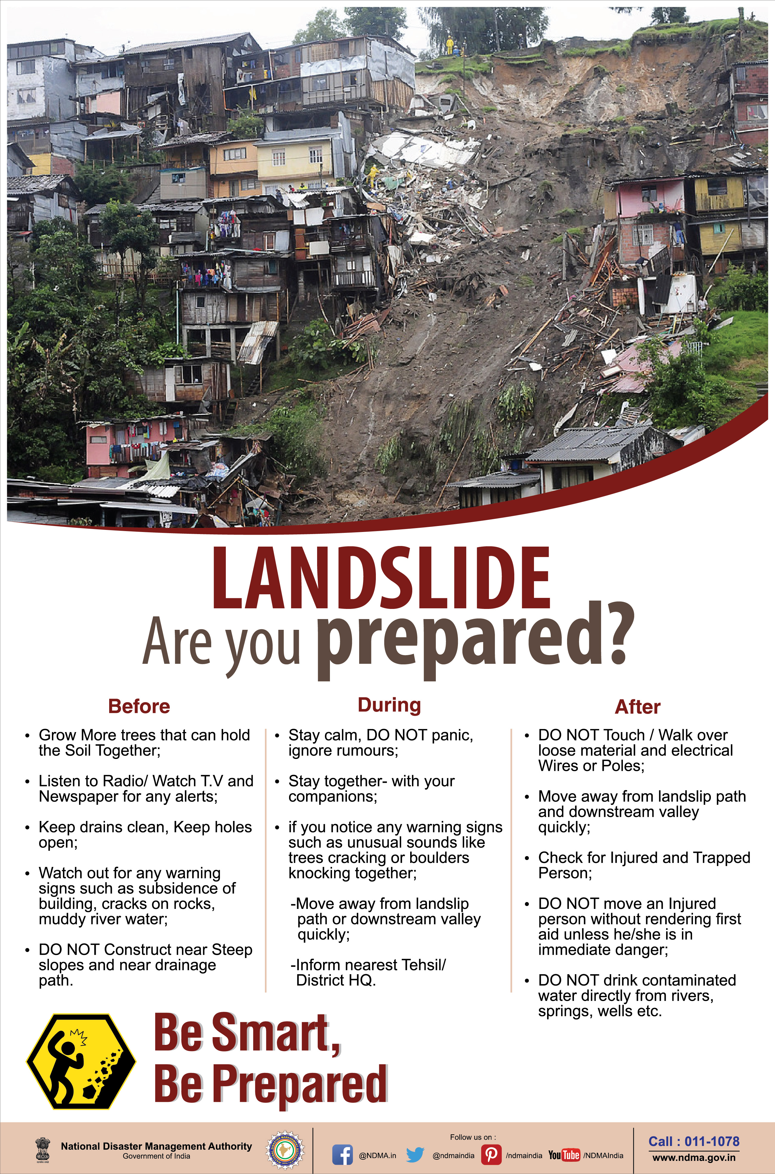 Do’s and don’ts of a landslide 